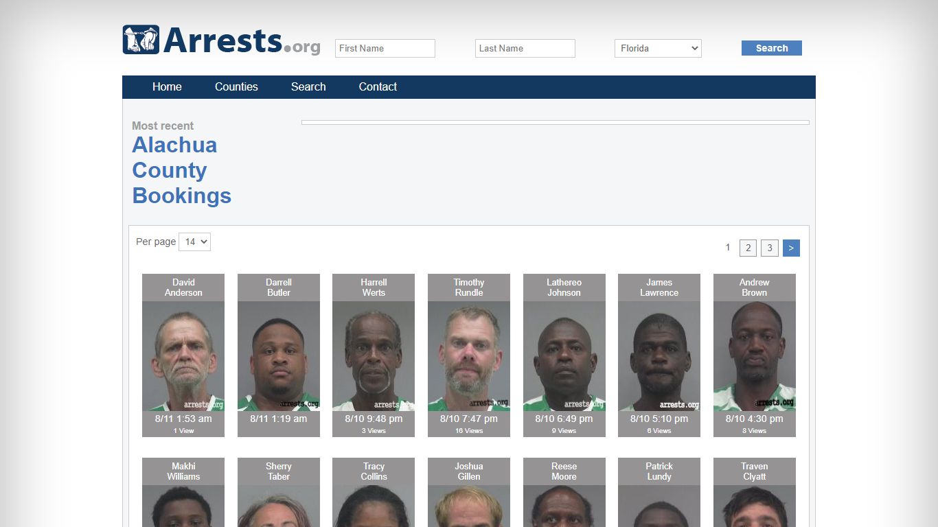 Alachua County Arrests and Inmate Search